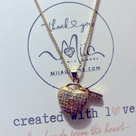 18 k plated necklace - Picture 2 of 2